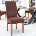 riess-ambiente Edler Stuhl CASA vintage braun Kolonialstil Massivholzbeine Esszimmertstuhl Essstuhl Küchenstuhl