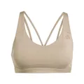 adidas Women's All Me Essentials Medium Support Bra, Chalky Brown, M