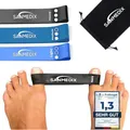 Sanmedix Hallux Valgus Zehenspreizer Trainingsband für den Zeh - Korrektur Set für Damen und Herren zur Schmerzlinderung von Ballenzehen