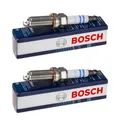 2x BOSCH Zündkerze für Dacia Sandero II Logan MCV JS_ 1.2 TCe Renault Captur