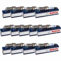 13x BOSCH Zündkerze für Dacia Sandero II Logan MCV JS_ 1.2 TCe Renault Captur