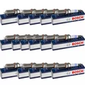 16x BOSCH Zündkerze für Dacia Sandero II Logan MCV JS_ 1.2 TCe Renault Captur