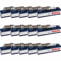 15x BOSCH Zündkerze für Dacia Sandero II Logan MCV JS_ 1.2 TCe Renault Captur