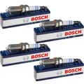 4x BOSCH Zündkerze für Dacia Sandero II Logan MCV JS_ 1.2 TCe Renault Captur