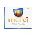 merci Finest Selection Helle Vielfalt – 1 x 250 g – Erlesene Milch-Schokoladen-Spezialitäten – Gefüllte und nicht gefüllte Pralinen