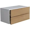 VCM Wandregal "Usal", BxHxL: 60 x 30 x 32 cm - weiss