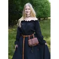 Battle Merchant Burgfräulein-Kostüm Markt-Mittelalter Bluse oder Piratenbluse Carmen Schwarz Größe XXL schwarz XXL | XXL