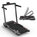 JASPORT GL3H 2-in-1 Laufband, 12° Steigung, 3.0HP, 14 km/h, 18 Programme, Touch & Fernbedienung, Dual LED, Bluetooth, für Zuhause & Büro.
