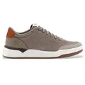 Skechers für Herren. 210793 Relaxed Fit Corliss Dorset taupe Hausschuhe (43), Wohnung, Schnürsenkel, Lässig
