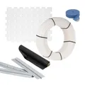 Fußbodenheizung Trockenestrich 90 m2 Trockenbausystem 25 mm Set PE-RT Rohr
