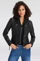 Mauritius Lederjacke NOLA Two-in-One Style - mit abnehmbarer Jersey-Kapuze
