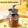 NEU Kaffeemühle Keramik Mahlwerk Aroma Behälter für Genuss Gäste Weihnachten