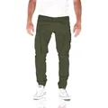 Jack & Jones Cargojeans Jack & Jones Paul Flake Tapered Slim Cargo Herren Jeans Hose W34/L30