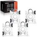 Frankberg 4x Fensterheber Gleitbacke Reparatursatz Kompatibel mit 740 760 S60 S80 V70 XC70 XC90 3er F30 F31 E36 E46 E90 E91 E92 5er 7er Z3 Z4 Vorne oder Hinten Replace# 51321938884