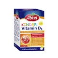 Kinder Vitamin D3 für das Knochen und Immunsystem von Kindern 50Schmelztabletten