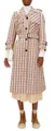 PRADA Trenchcoat Checked Tattersall Parka Schurwolle L Aus feinster Schurwolle in Gabardine-Qualität