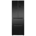 Bomann Kühlschrank mit Gefrierfach | No-Frost | 186cm Kühlschrank | MultiAirflow | 320L | Kühl Gefrierkombination No-Frost | KG 7361 schwarz-inox