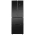 Bomann® Kühlschrank mit Gefrierfach | No-Frost Gefrierteil | 186cm Kühlschrank | 39dB | Kühl Gefrierkombination mit MultiAirflow | 320L | Kühl Gefrierkombination No-Frost | KG 7361 schwarz-inox