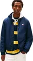 Tommy Jeans Herren Übergangsjacke Essential Padded mit Stehkragen, Blau (Dark Night Navy), S