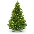 ArtiTree Künstlicher Weihnachtsbaum Künstliche Nordfichte mit LED – Weihnachtsbaum naturgetreu 240 cm