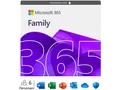 Microsoft 365 Family, 12 Monate für 1-6 Nutzer (je 5 Geräte), 6 TB Cloudspeicher, Download Code - [Multiplattform]
