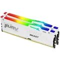 KINGSTON FURY Beast RGB weiß DIMM Kit     32GB, DDR5-6800, CL34-45-45, on-die ECC