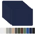 Nylon Selbstklebende Patches, OAZ 8 Stück 20x15cm Selbstklebender Wasserdichte Reparatur Patch, Nylon Flicken Selbstklebend Marineblau, für Zelte, Daunenjacke, Schlafsack, Tasche