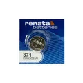 Renata Uhrenbatterie 371 oder SR920SW, Swissness, 1,5 V 1 x 371 or SR 920 SW Silber