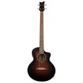 Ortega Deep Series D7CE-BFT-4 Bourbon Burst Akustik Bass