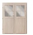 Gartenhaus Doppelflügeltür 28 mm 144x177cm Holztür Doppeltür Gartenhaustür Holz
