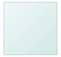 vidaXL Tischplatte Tischplatte Transparent 50x50 cm Hartglas (1 St)