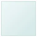 Tischplatte Transparent 50x50 Cm Hartglas