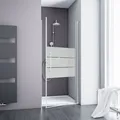 Schulte ExpressPlus Drehtür Nische AlexaStyle2.0 Depoli Light 90 x192 cm