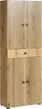 trendteam Bad Hochschrank Pure Bliss Evoke Eiche Melamin B/H/T ca. 70/186/31 cm