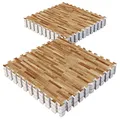 GORILLA SPORTS® Bodenschutzmatte Fitness - 6/8/16/18 Stück, 30x30 oder 60x60, Eva Schaumstoff, rutschfestes Schutzmatten Set für Home Gym & Krafttraining, Puzzlematte für Fitnessgeräte