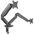 Rockstable Monitorarm, 13-27 Zoll Flat oder Curved Bildschirme, Monitorhalterung mit Gasdruckfeder m