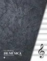 Cuaderno de música de 10 pautas musicales, 50 páginas de papel pautado para escritura musical | Sin clave de Sol, FA. Tamaño carta: Práctico cuaderno con hojas pautadas para la escritura musical