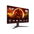 AOC Gaming 24G2SPAE - 24 Zoll FHD Monitor, 165 Hz, 1 ms MPRT, FreeSync, G-Sync Compatible, Lautsprecher (1920x1080, VGA, HDMI, DisplayPort) schwarz/rot