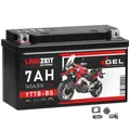 Langzeit YT7B-BS GEL Motorradbatterie 7Ah 12V 145A/EN 50719 YT7B-4 CT7B-4 GT7B-4