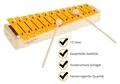 Classic Cantabile Glockenspiel Classic Cantabile GS-13 Glockenspiel für Kinder, Inkl. ein Paar Holz-Schlägel, Diatonisch mit 13 Tönen (c2 - a3)