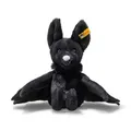 Steiff Kuscheltier Boris Fledermaus, Süßes Stofftier, Kinder, Jungen & Mädchen, Friends, Plüschtier 18 cm, Klein, Schwarz, 056604