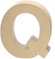 Glorex Papp-Buchstabe Q 17,5 x 5,5 cm
