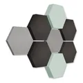 Edition "LOFT" 8 Absorber Wabe Schallschutz 3D Wand / Decke aus Basotect ® #L012