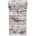 Mazovia Läufer Läufer FlurLäufer Modern für Vorzimmer Schlafzimmer - Abstrakt Muster, 60 x 225 cm, Kurzflor, Meterware beige|grau 60 x 225 cm