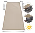 Zamboo Kinderwagen-Sonnenschutzhülle Universal - Beige, Sonnensegel für Kinderwagen Sonnenschutz - Sonnenverdeck Babywanne