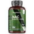NAC Kapseln - N Acetyl Cystein - 180 vegane Kapseln - 600mg je Kapsel - 6 Monate Vorrat - Frei von Gluten, Magnesiumstearat, Gentechnik - Von WeightWorld
