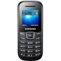 Samsung E1200i Handy (3,9 cm (1,5 Zoll) TFT-Display, SOS-Nachrichten und Organizer-Funktion) - Schwarz