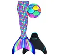 XTREM toys & sports Taucherbrille Fin Fun Rainbow S/M