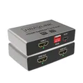 HDMI-Splitter 1 Eingang 2 Ausgänge 4K 60 Hz – EDID-Klon, HDCP2.2, HDR, Dolby Atmos, Dolby Vision – Kompatibel mit Firestick 4k Max, PS3/PS5 & Elgato HD60s/x/Pro, Apple TV 4K, Retrotink, Roku Stick