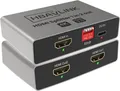 HDMI-Splitter 1 Eingang 2 Ausgänge 4K 60 Hz – EDID-Klon, HDCP2.2, HDR, Dolby At